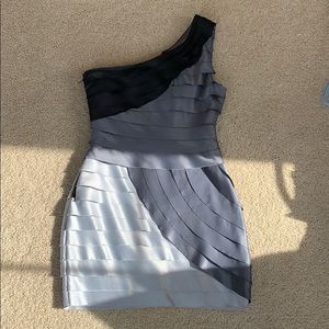 One shoulder wedding guest dress